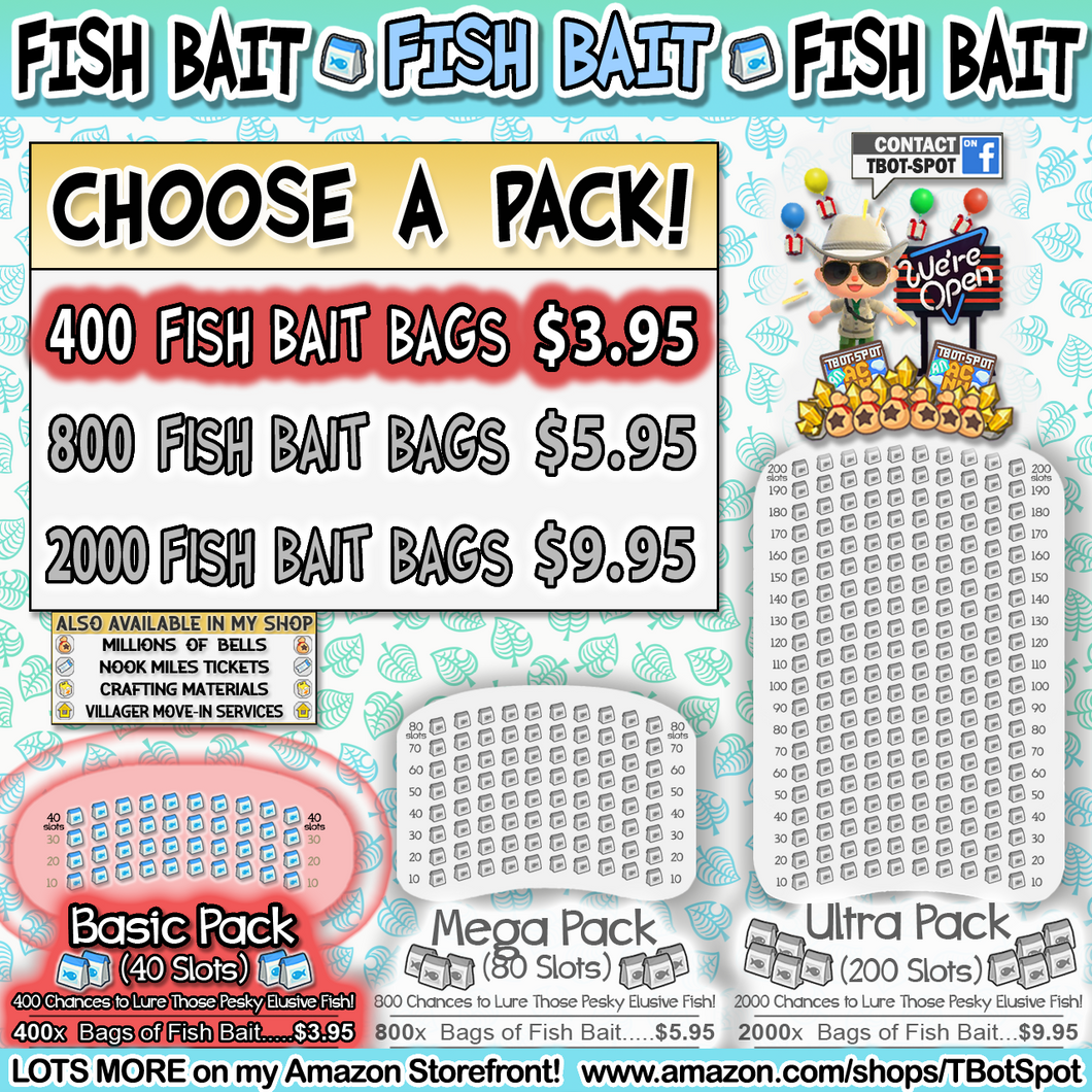 Bags of Fish Bait