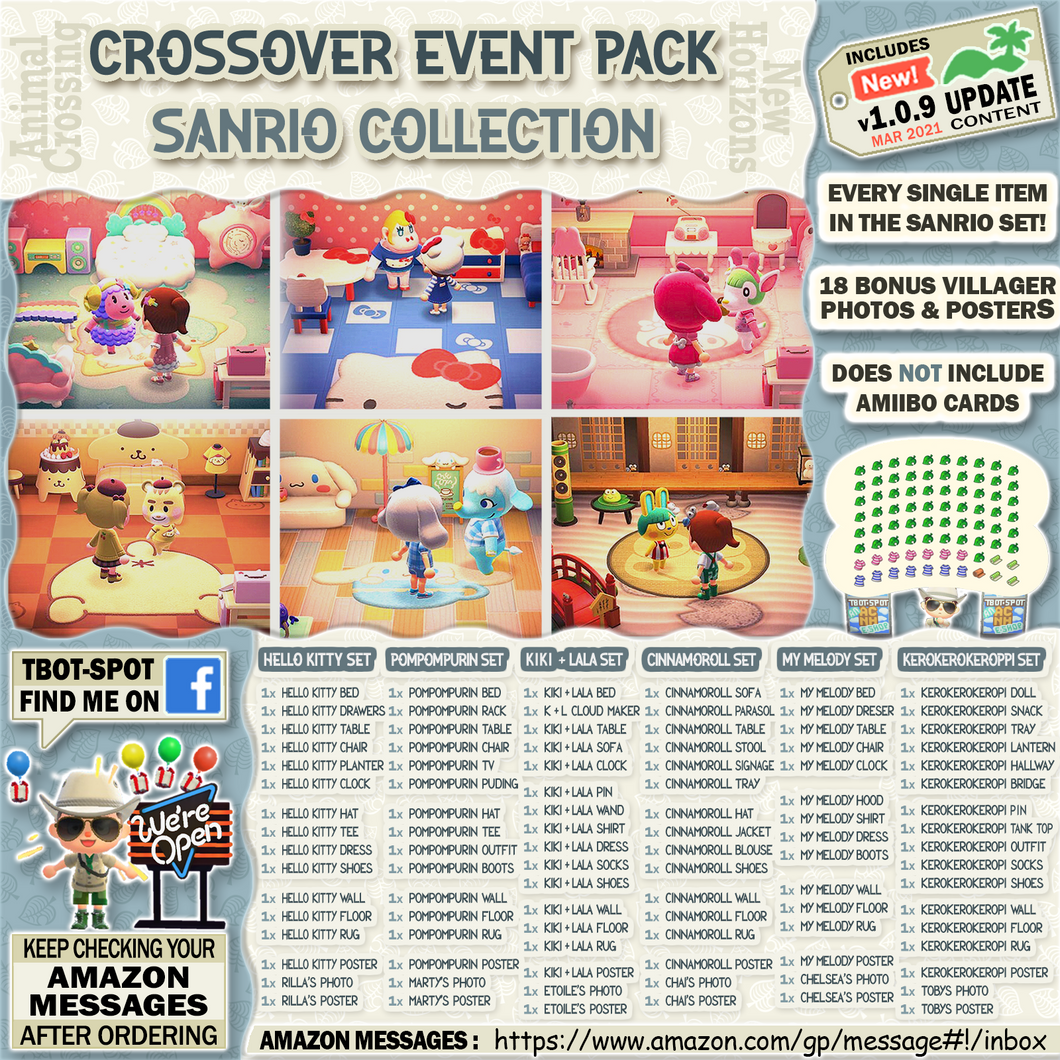 Sanrio Series Ultra Set - Crossover Item Pack