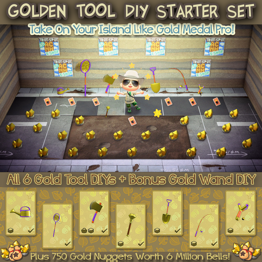 DIY Starter Pack - Golden Tools Set