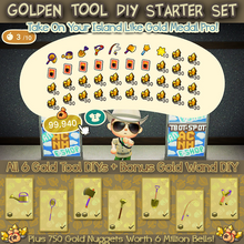 Load image into Gallery viewer, DIY Starter Pack - Golden Tools Set
