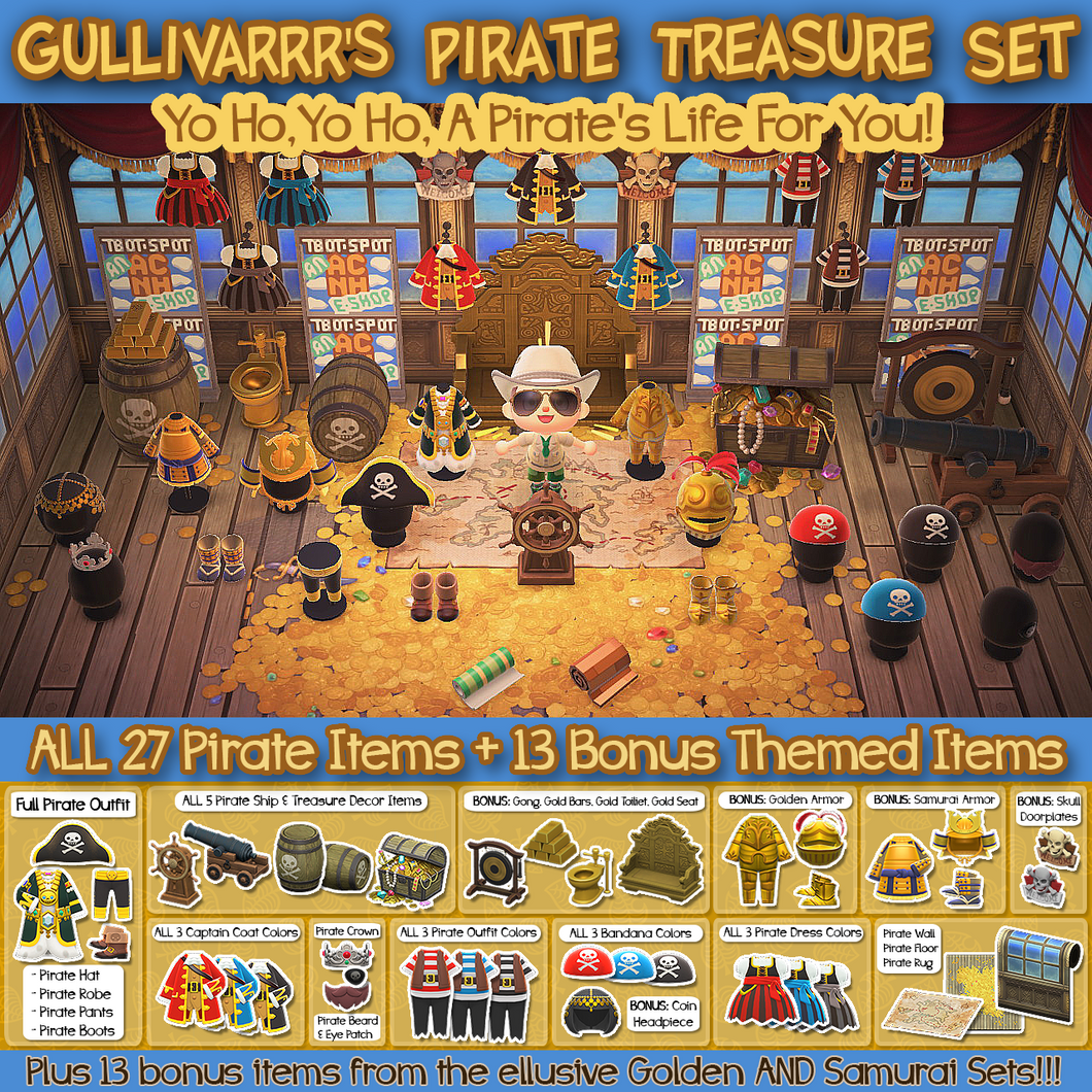 Gullivarrr's Pirate Treasure Set - Themed Item Pack