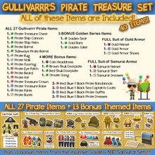 Load image into Gallery viewer, Gullivarrr&#39;s Pirate Treasure Set - Themed Item Pack
